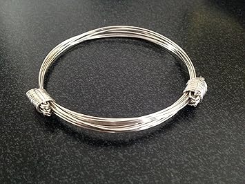 925 Sterling Silver Elephant Hair Bracelet Amazon Co Uk Musical