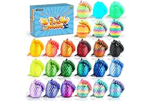 CYBERMAKER 24PCS 3D Printed Dragon Toys Eggs with Dragon Inside, Cool Stuff Christmas Fun Gifts, 3D Printing Toys for Kids, Fidget Toy for Adults Teens Boy Gifts Christmas Stocking Stuffers
