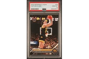HOFSM.COM HALL OF FAME SPORTS MEMORABILIA Graded 2023 Topps Bowman U Now Caitlin Clark #59 Rookie RC Basketball Card PSA 10 Gem Mint