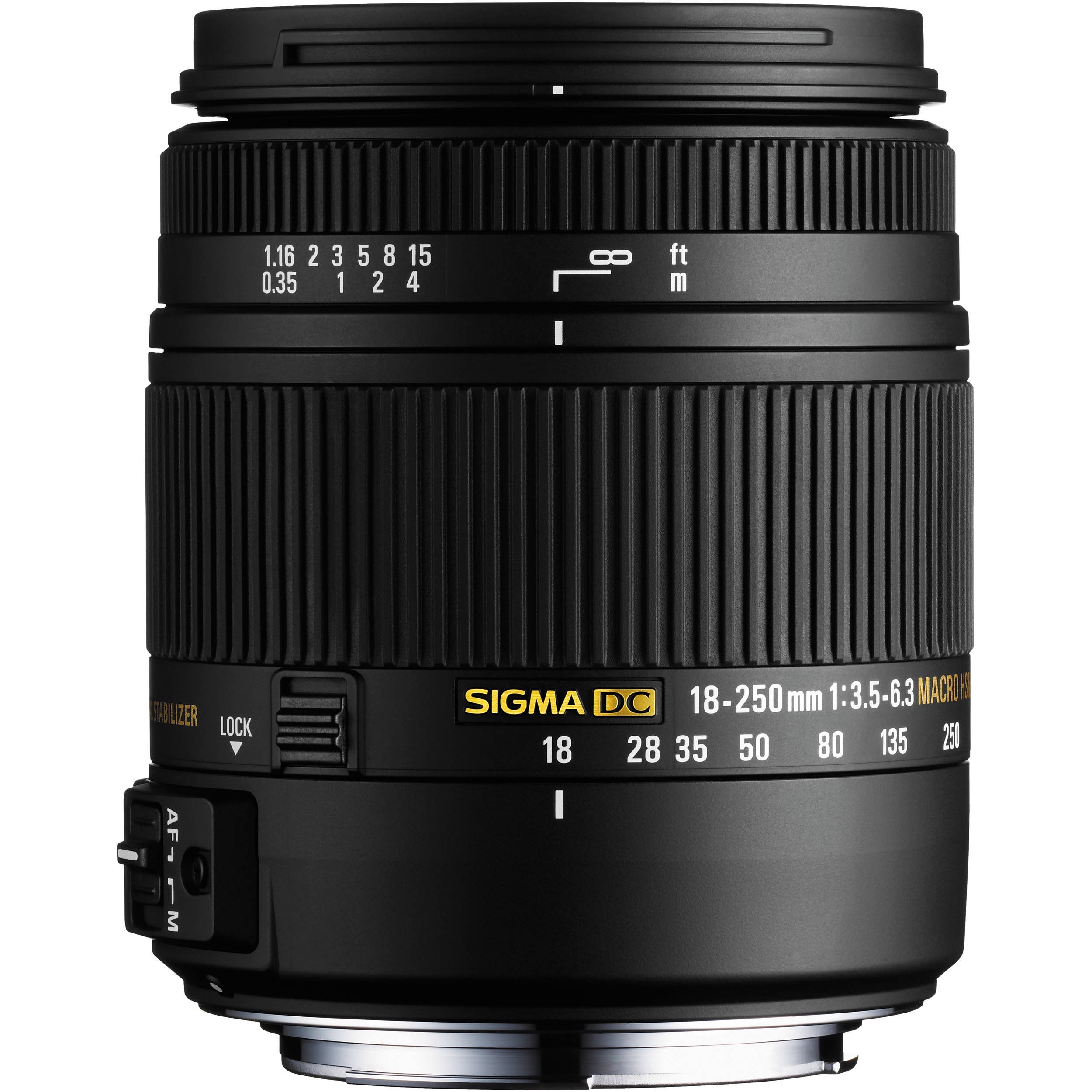 Sigma Corporation of America883109Sigma 18-250 mm f3.5-6.3 DC MACRO HSM para cámaras SLR digitales Pentax, negro