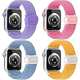 JR.DM 4Pcs Braided Stretchy Adjustable Solo Loop