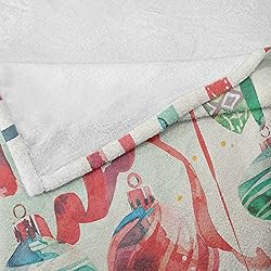 Ambesonne Christmas Throw Blanket, Vintage Xmas