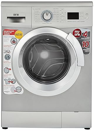 IFB 6.5 kg Fully-Automatic Front Loading Washing Machine (Senorita Aqua SX , Silver)