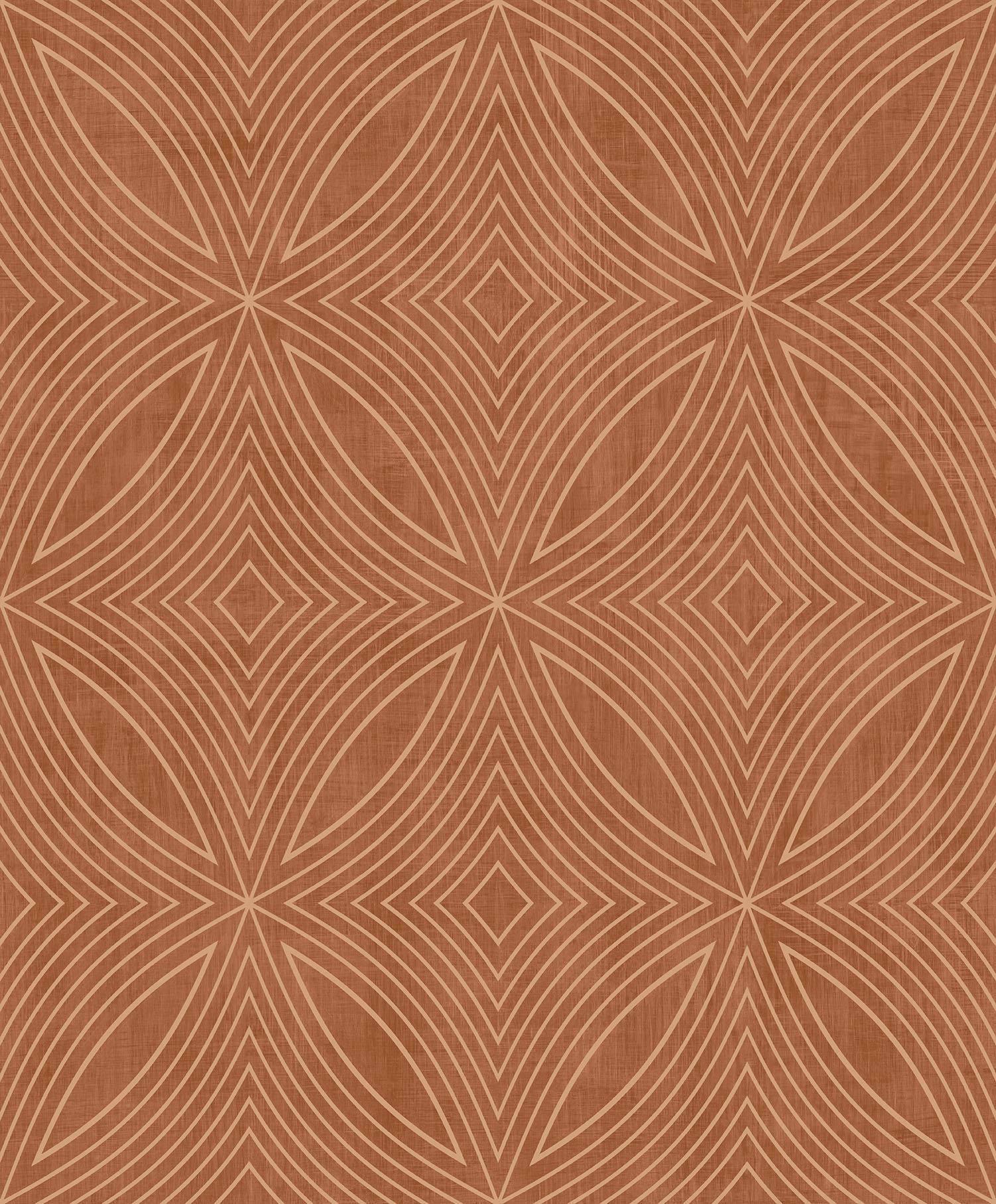 Galerie G67724 Special FX Kaleidoscope Design Wallpaper, Orange/Tan, 10m x 53cm