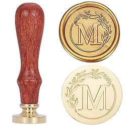Yoption Letter Wax Seal Kit, Vintage Initial