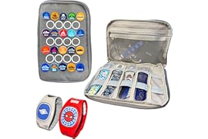 Kaizen Kreations MagicBand+ Travel Case Disney World Accessories for Trip. Disney Cruise Essentials.