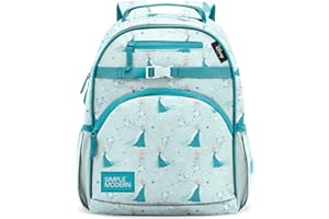 Simple Modern Medium Disney Toddler Backpack for School Girls and Boys | Kindergarten Elementary Kids Backpack | Fletcher Collection | Kids - 15" tall | Frozen Elsa's Snowflake