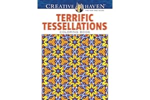 Creative Haven Terrific Tessellations Coloring Book (Adult Coloring Books: Art & Design)