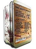 Zombie Apocalypse Survival Kit by Citadel Black - Knife, Multi-tool, Fire Starter, Skull Mask, Zombie Hunting Permit, First Aid, And More