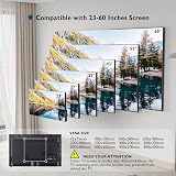 BONTEC Ultra Slim TV Wall Mount Tilting 23-60 Inch, 30mm from Wall, 400x400mm view 4