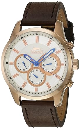 SLAZENGER Mens Chronograph Leather Watch-SL91353201