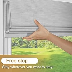 Sulugood No Tools No Drill Cordless Light Filtering