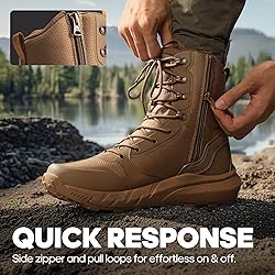 NORTIV 8 Men's Military Tactical Boot Lightweight