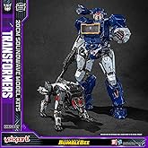 YOLOPARK Transformers: Bumblebee 7.87" Soundwave and Ravage Action Figure | AMK PRO Series Highly Articulated Transformers Toys with Upgraded Weaponry and Magnetic-Controlled LED,Ages 15 and Up