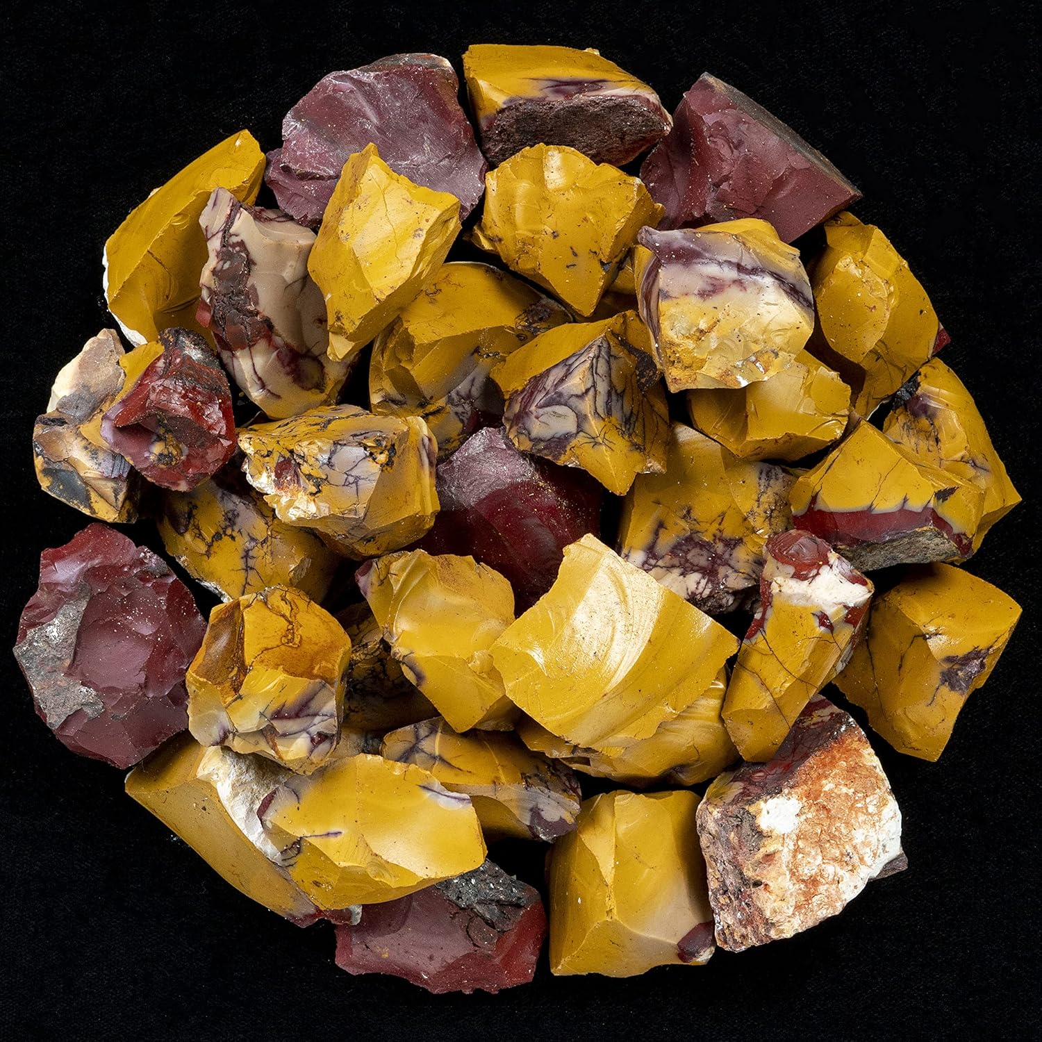 Indoor Fountains & Accessories - ZAICUS Mookaite Jasper Raw Stones for Jewelry, Rough Stones for Tumbling Bulk, Polishing, Cabbing, Lapidary, Fountain Rocks, Decoration, Wire Wrapping, Gem Mining, Reiki Healing 1 lb