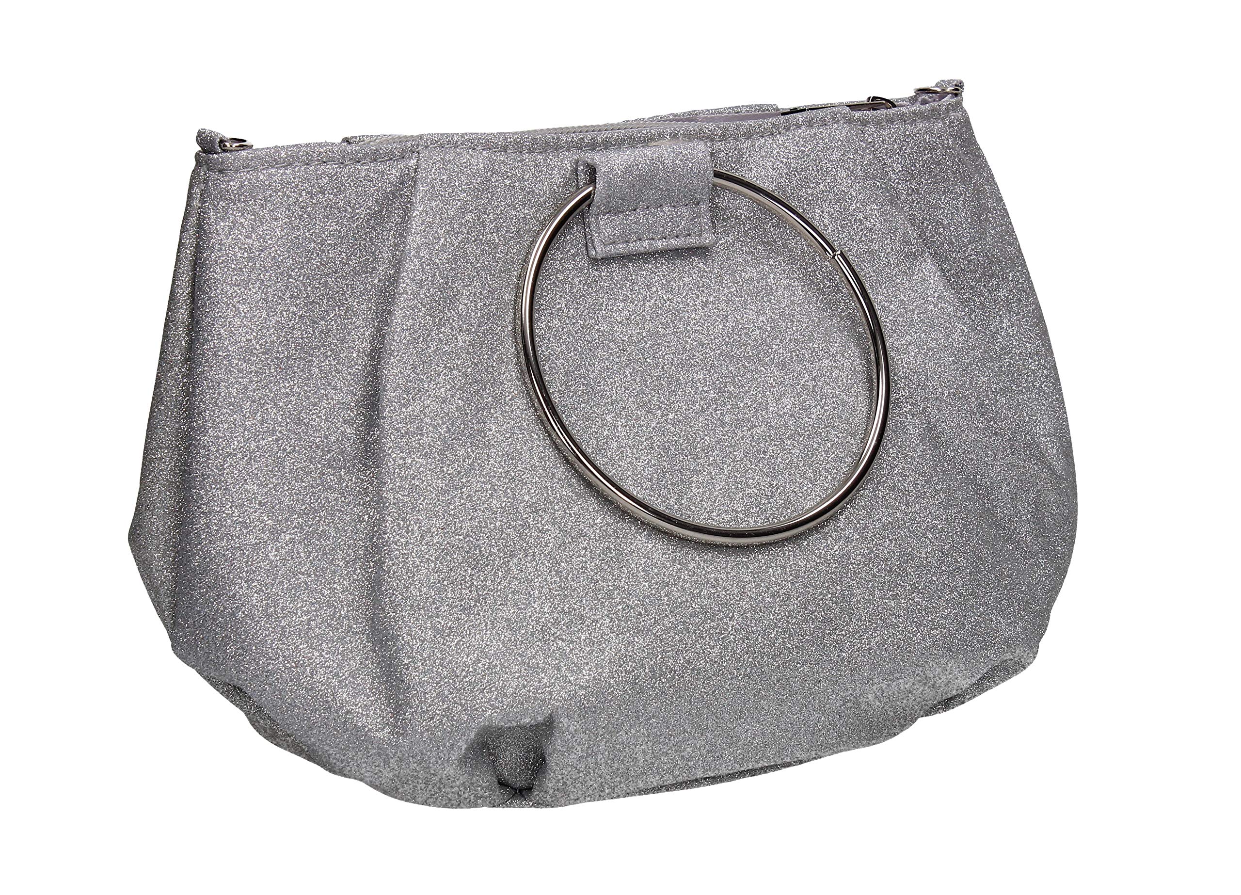 Swankyswans Women's Oregon Clutch Bag, Silver, One Size