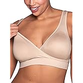 Vanity Fair Women's Maternity Nursing Bras for Breastfeeding: Wireless Pullover Lounge Sleep Bra, Available in Multipacks