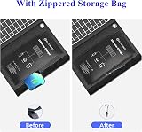 ELECAENTA 30W ETFE Foldable Solar Charger 3 USB C PD18W QC3.0 IPX5 Waterproof view 2