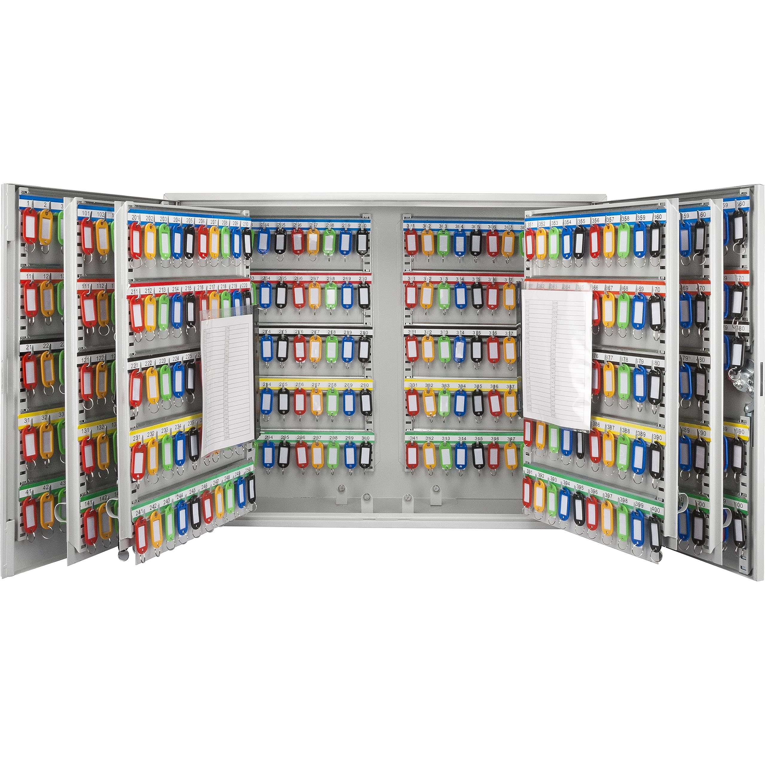 Photo 1 of Barska Adjustable Key Cabinet Lock Box with Colorful Key Tag Labels - 600 POSITION - KEY LOCK
