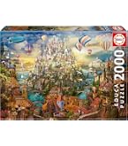 Buffalo Games Eric Dowdle 'Best Of America' 2000-Piece Jigsaw Puzzle - 38.5x26.5" Challenging Adult Puzzle