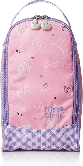 Amazon ナイスクラップ シューズケース エールシリーズ 靴入れ ピンク Nice Claup ナイスクラップ レッスンバッグ