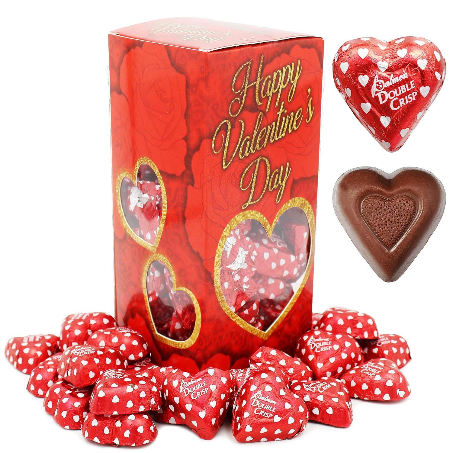 Valentine's Chocolate Hearts, Milk Creamy Chocolaty Hearts