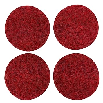 Venetto Untersetzer Sets aus Filz Tassendeckchen Tassendecken Tischdecken Tischdeckchen Filzuntersetzer Tischschoner Tischmat