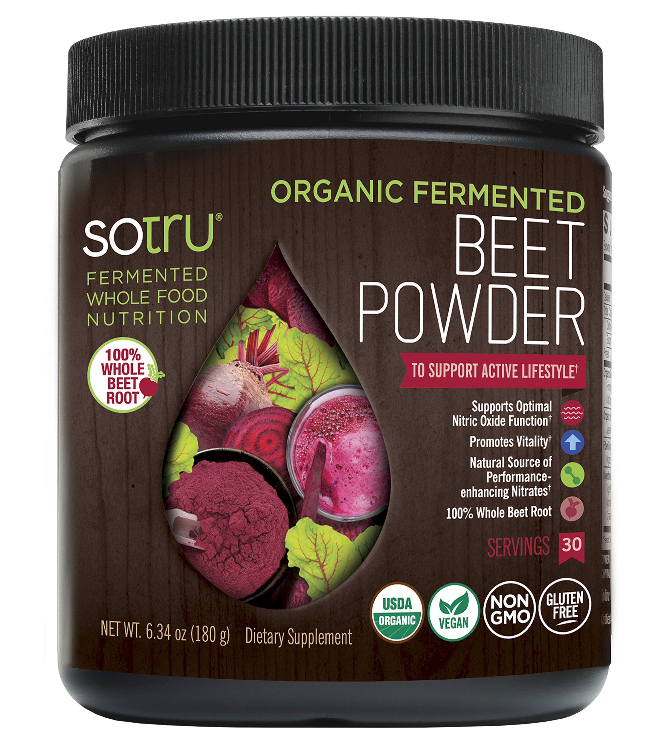 SoTru Fermented Medicinal Mushrooms Supplement, 8.47 Ounce