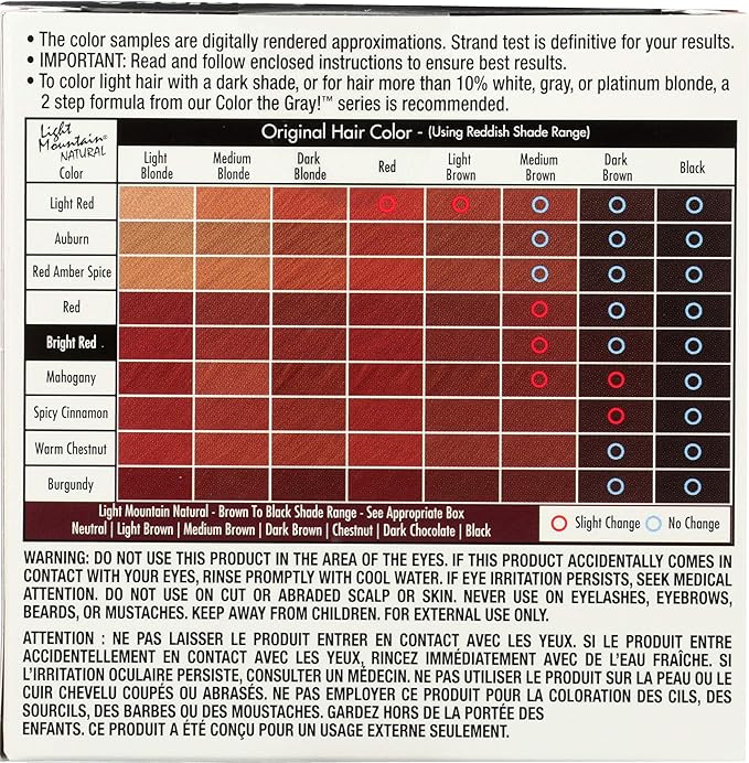 Lotus Brands Light Mountain Natural Hair Color Conditioner Bright Red 4 Oz Amazon Nl