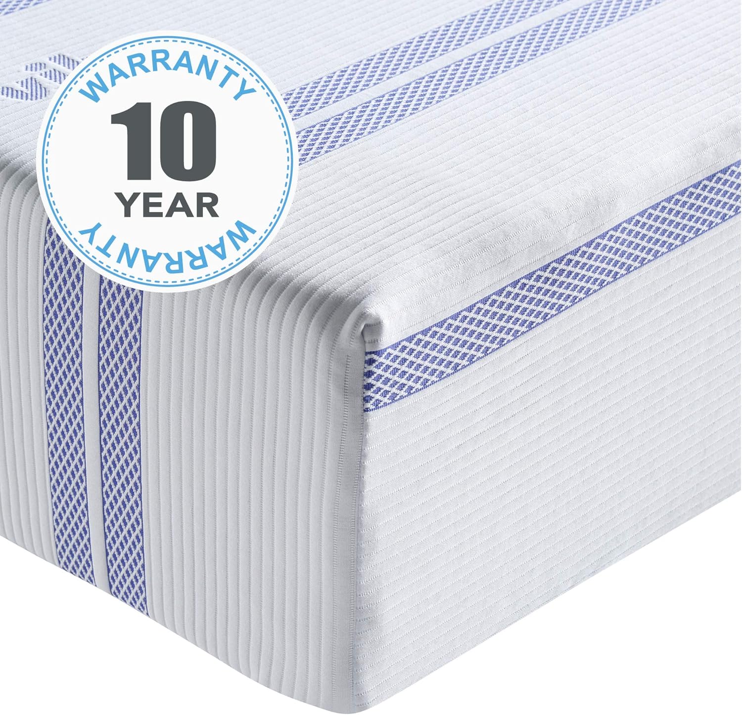 Vibe 12-Inch Gel Memory Foam Mattress (Only) - Twin XL: Furniture & Decor