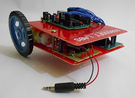 Robosoft Labs Mobile Controlled Robot (DTMF & ARDUINO BASED) DIY (DoItUrself) KIT