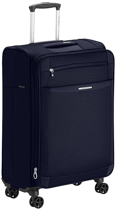 title=Samsonite Dynamo Spinner 67/24 Valigia Espandibile, Poliestere, Navy Blue, 66