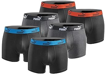 Puma Boxershort 6er Pack Herren Basic Black Limited Edition