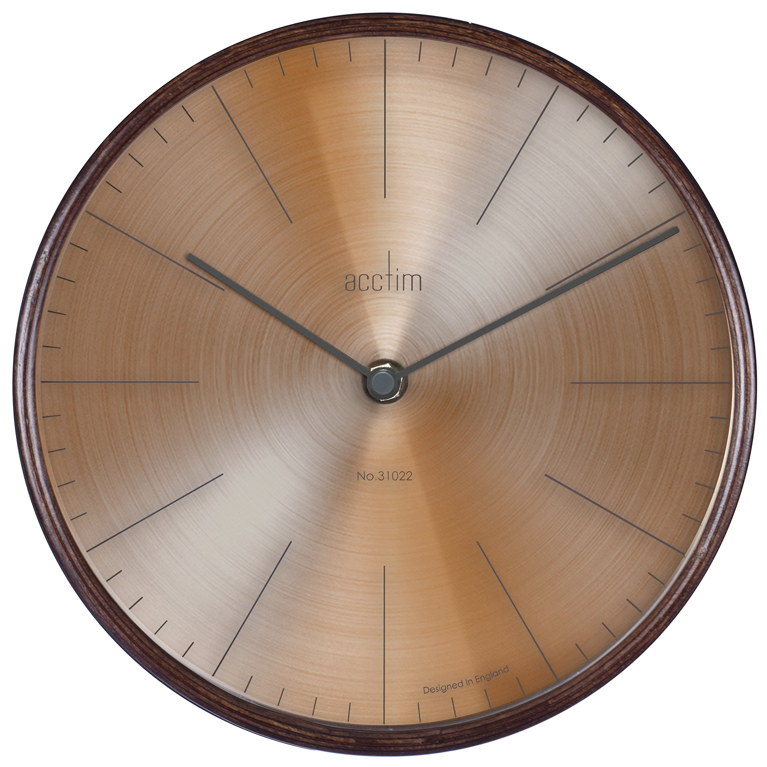 Acctim 25026 Strathblane Wall Clock in Walnut Wood Case