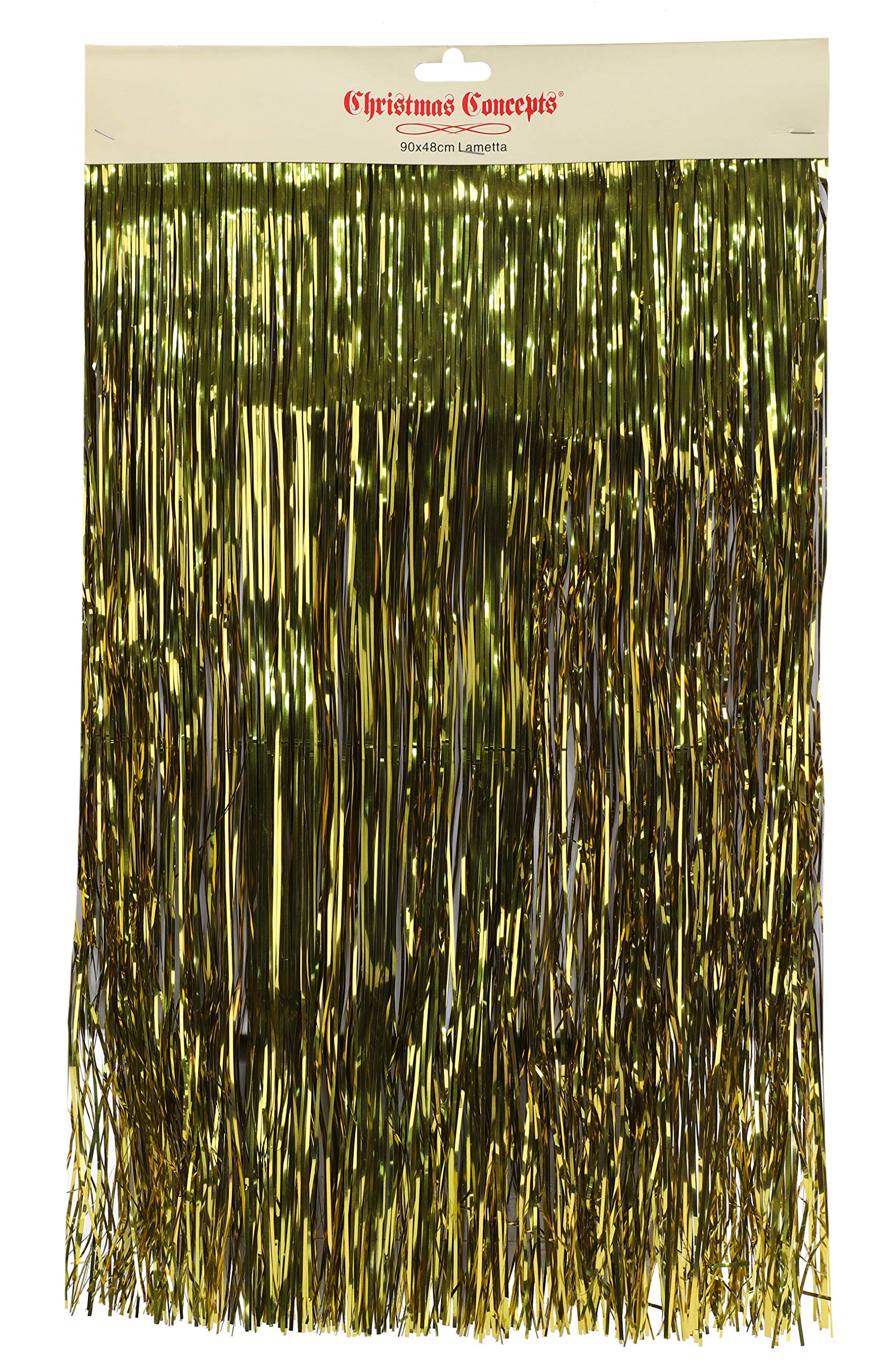 Christmas Concepts® Shiny Lametta - Christmas Tree Decorations (Gold)