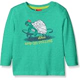 S.Oliver Baby-Jungen Langarm T-Shirt – Aus Weicher Baumwolle, Mit Hundemotiv, Druckknöpfe Am Ausschnitt