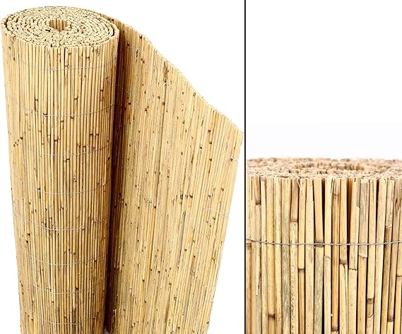 Amazon De Bambus Discount Com Schilfrohrmatten Premium Beach 180 Hoch X 600cm Breit Ein Produkt Sichtschutz Matten Windschutzmatten