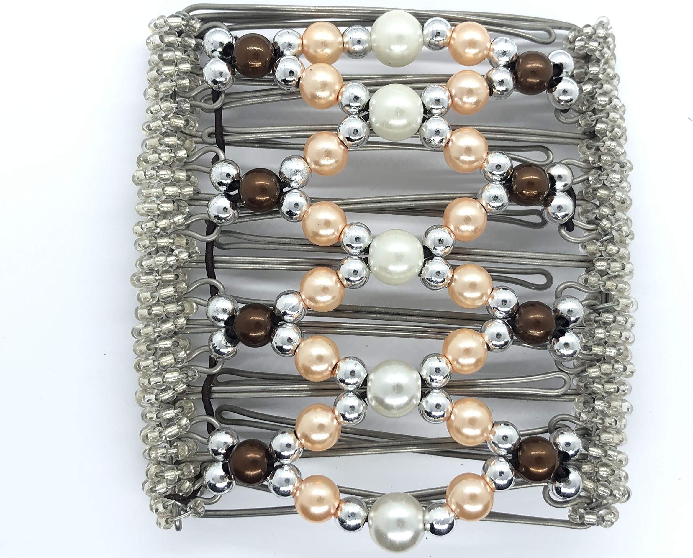 Sparkly Fair Trade Original Butterfly Hair Clip - 9 Prong Stainless Steel Interlocking Combs | 10031
