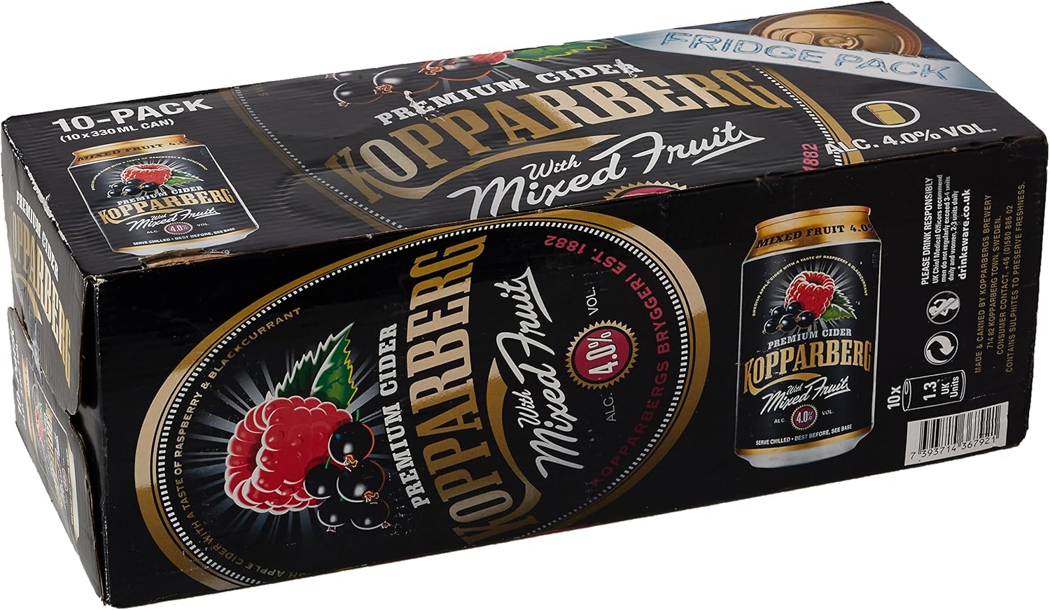 Kopparberg Mixed Fruit Cider, 10 x 33cl Amazon.co.uk Grocery