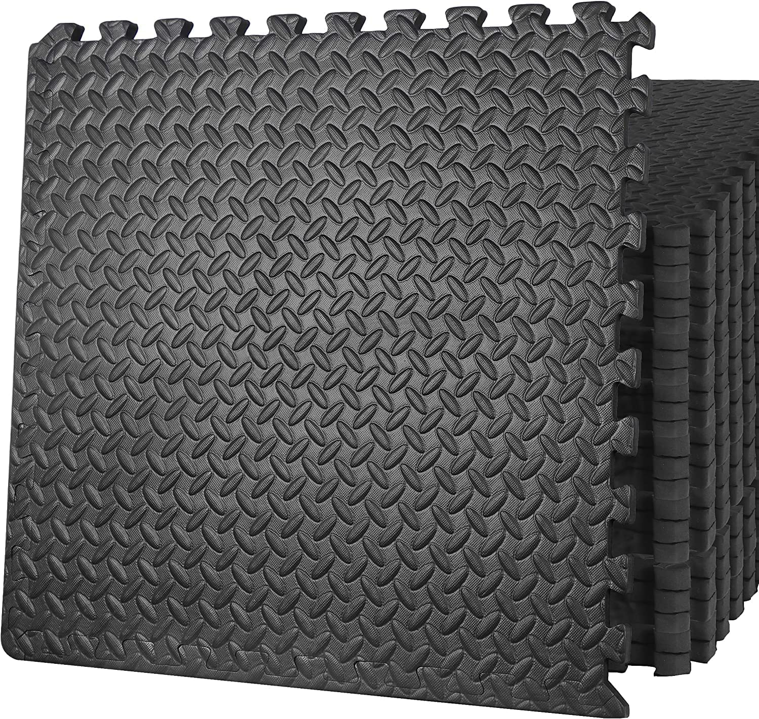 ZENY Puzzle Exercise Mat Gym Flooring Mat Interlocking Foam Mat 24