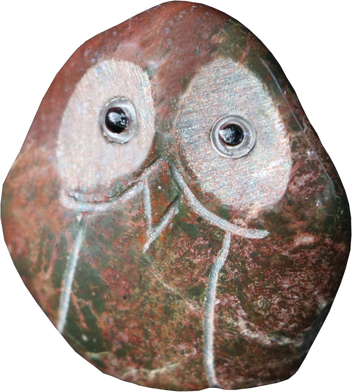 Stone Age Creations OW-C2 Colored Boulder Owl, 2" : Garden & Outdoor