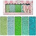 Confect Sprinkles– Edible Pastel & Mint Green, Baby Blue, Turquise & Teal Jimmies –​Jungle Safari Jimmies Sprinkle Mix - Decorative Toppings for Cakes, Cupcakes & Cookies-Vegan, Gluten-Free, Nut-Free, Soy-Free, Dairy-Free, Palm Oil-Free – 5 Oz
