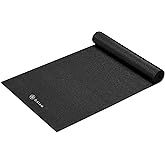Gaiam Yoga Mat - Premium 5mm Solid Thick Non Slip Exercise & Fitness Mat for All Types of Yoga, Pilates & Floor Workouts (68" x 24" x 5mm)