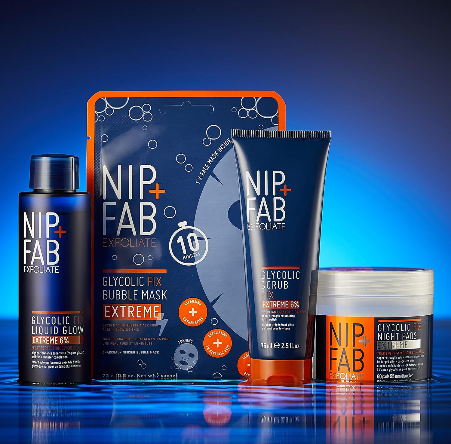 Nip + Fab Glycolic Fix Night Pads Extreme, 60 Pads, 2.7 Ounce: Beauty