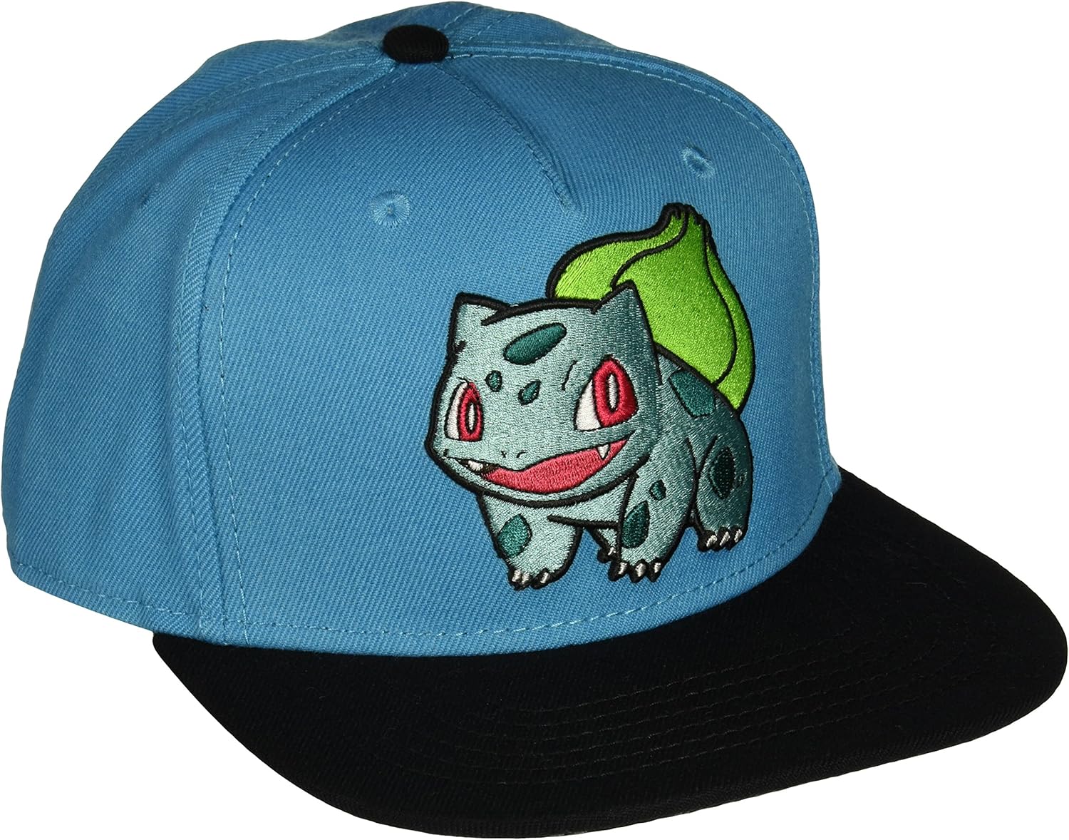 BIOWORLD Pokemon Bulbasaur Embroidered Snapback Cap Hat