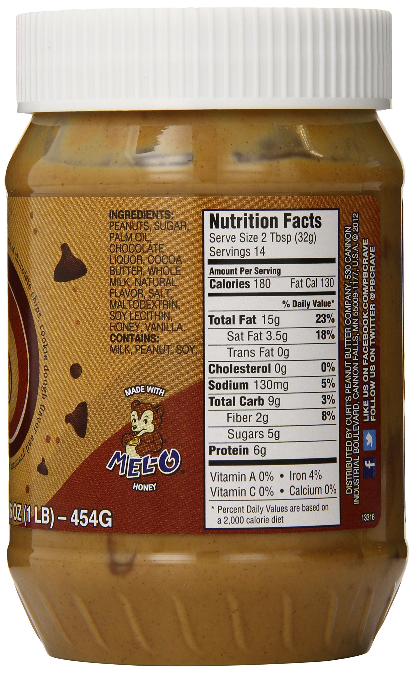 PB Crave Peanut Butter, Cookie Nookie Premium, 16 Oz on Galleon Philippines