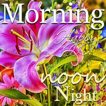 Amazon Com Good Morning Afternoon Evening Night Sweet Dream