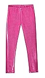 City Threads Girls Leggings Metallic Mermaid Print