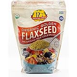 Premium Gold Organic Ground Flax Seed | High Fiber Food | Omega 3 | 4 pounds