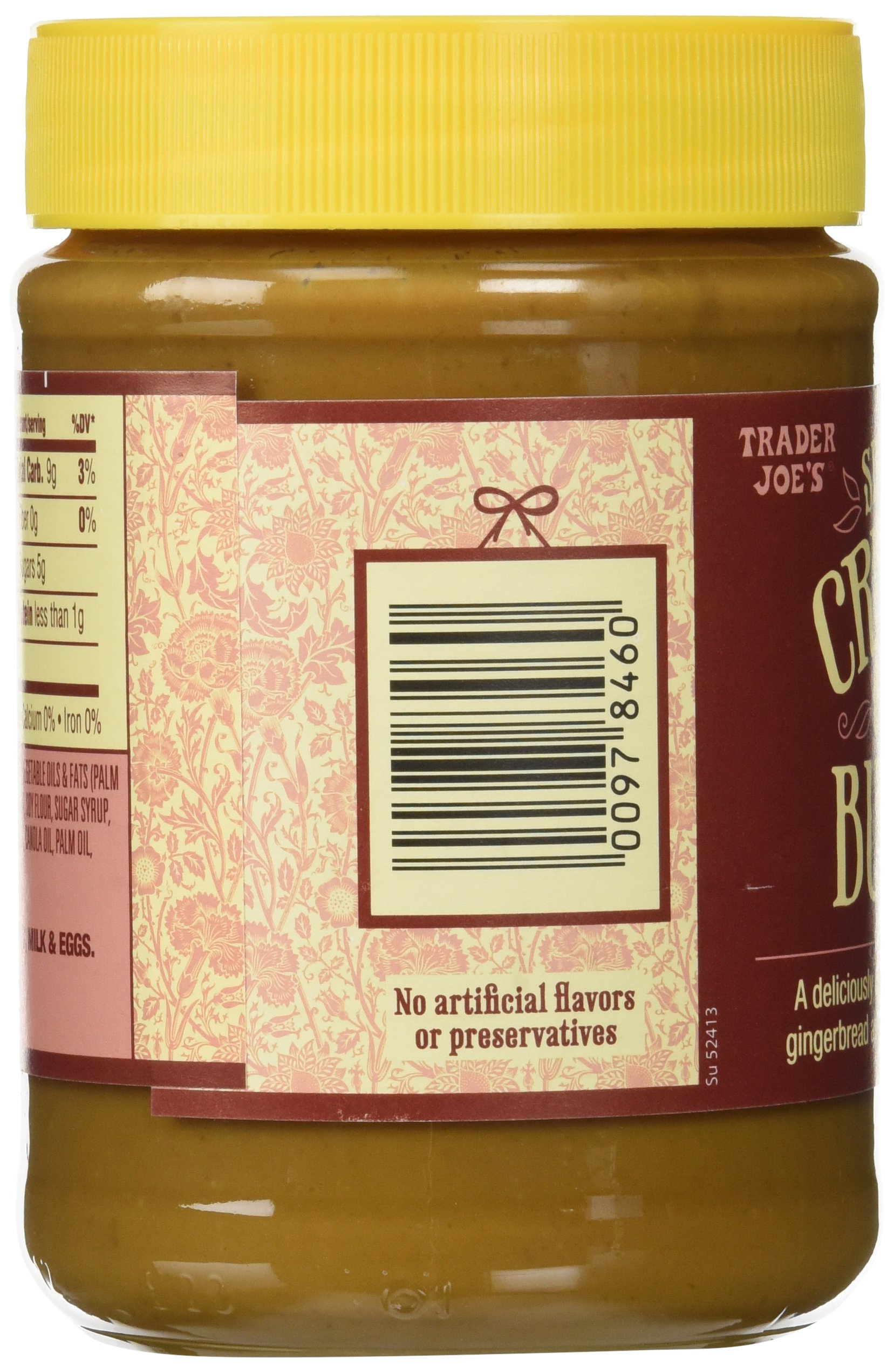 Trader Joe's Speculoos Crunchy Cookie Butter 14.1 ounces Buy Online